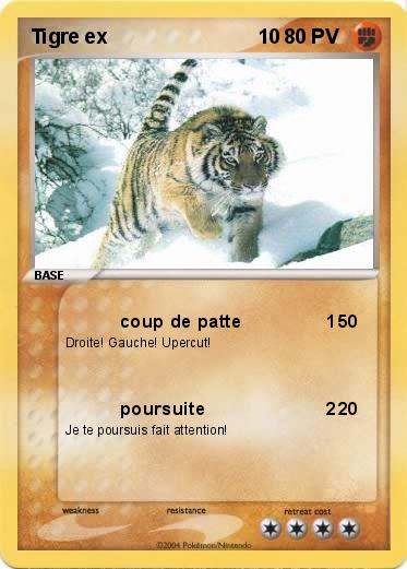 Pokemon Tigre ex                           10
