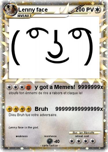 Pokemon Lenny face
