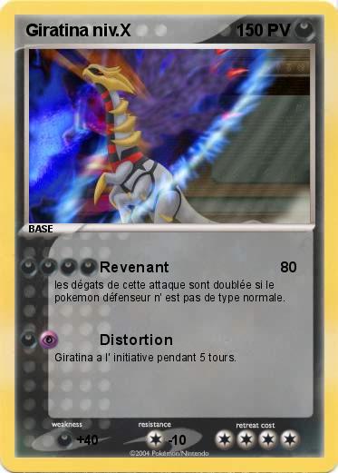Pokemon Giratina niv.X