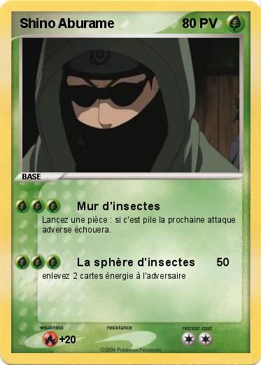 Pokemon Shino Aburame