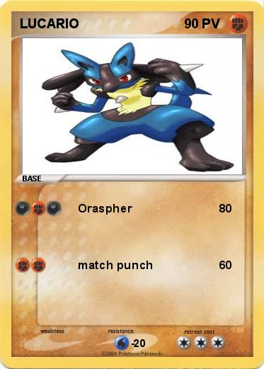 Pokemon LUCARIO