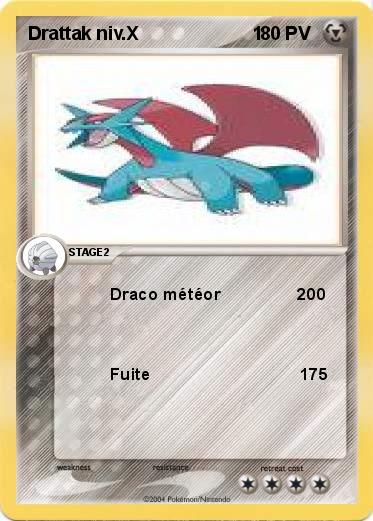 Pokemon Drattak niv.X                      1