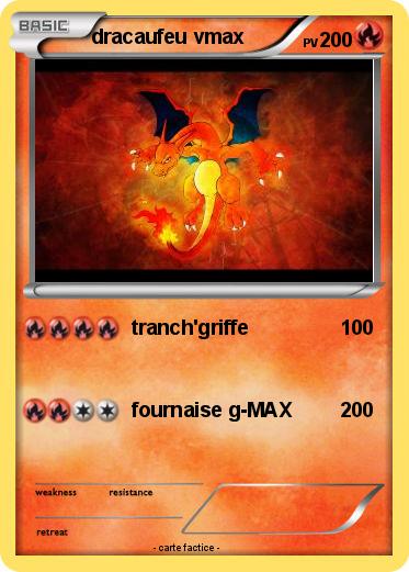 Pokemon dracaufeu vmax