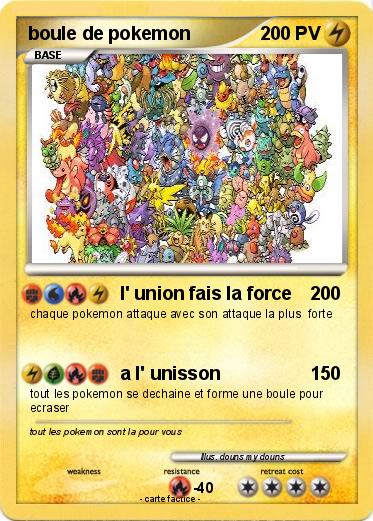Pokemon boule de pokemon