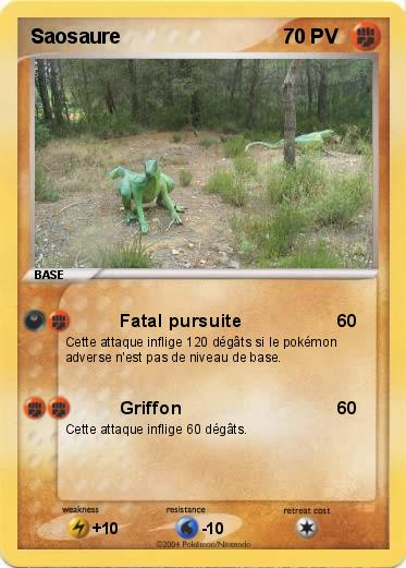 Pokemon Saosaure
