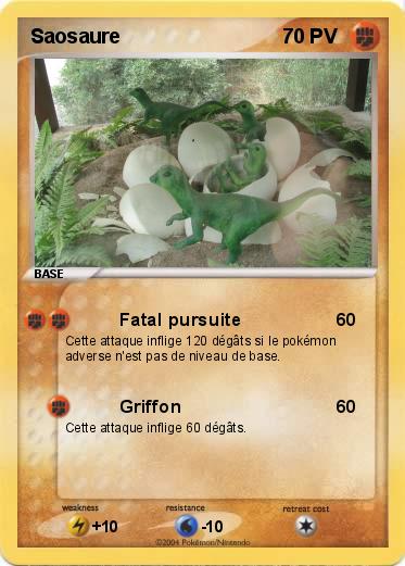 Pokemon Saosaure