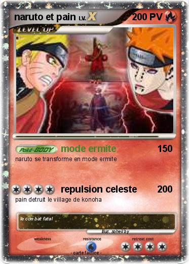 Pokemon naruto et pain