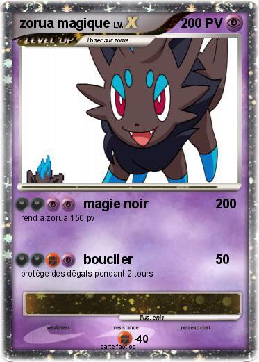 Pokemon zorua magique