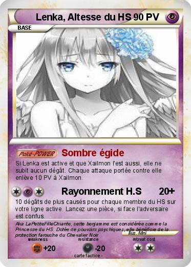 Pokemon Lenka, Altesse du HS