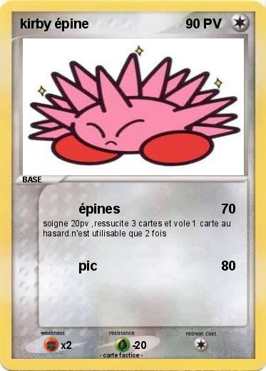 Pokemon kirby épine