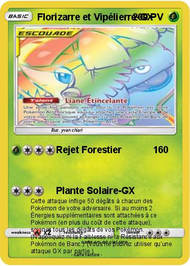 Pokemon Florizarre et Vipélierre-GX