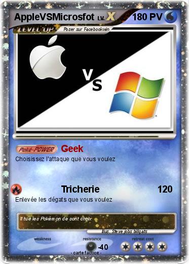 Pokemon AppleVSMicrosfot