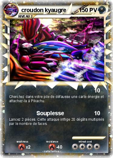 Pokemon croudon kyaugre