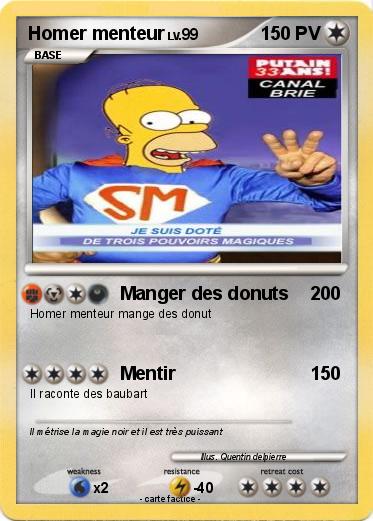Pokemon Homer menteur