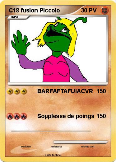 Pokemon C18 fusion Piccolo