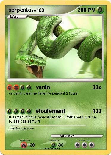Pokemon serpento