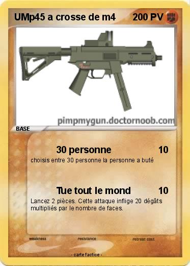 Pokemon UMp45 a crosse de m4