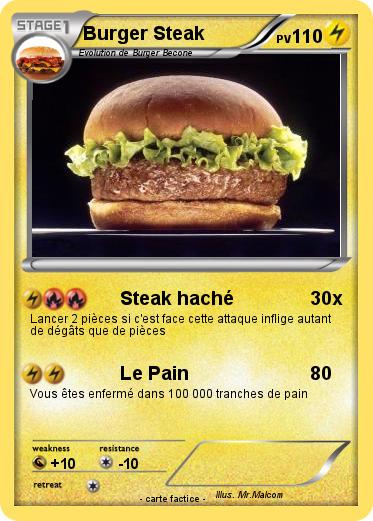 Pokemon Burger Steak