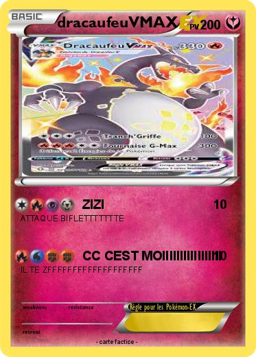 Pokemon dracaufeuVMAX