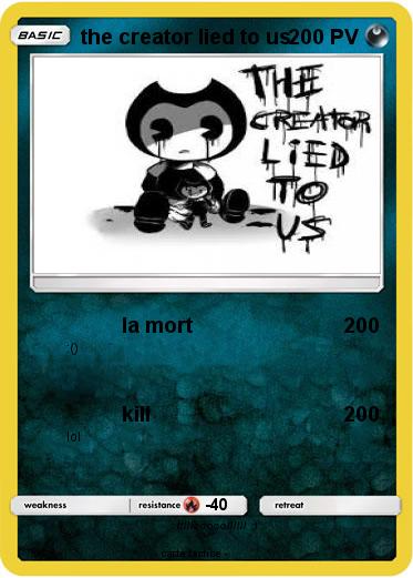 Pokemon the creator lied to us