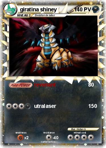 Pokemon giratina shiney