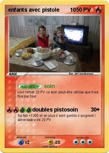 Pokemon enfants avec pistole       10