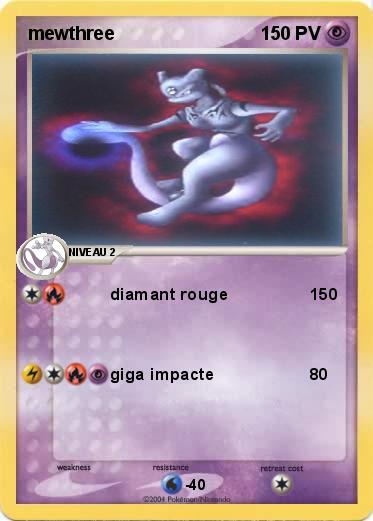 Pokemon mewthree