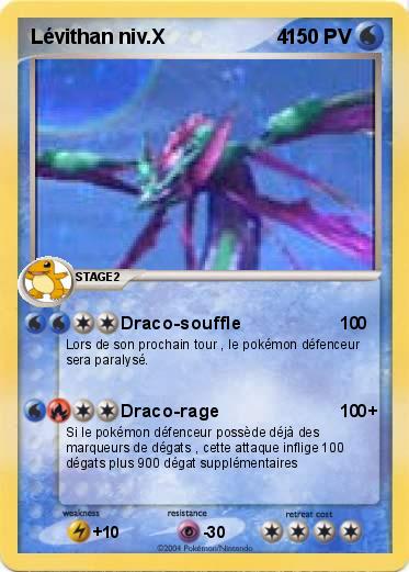Pokemon Lévithan niv.X                    4