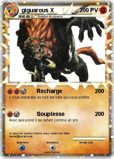 Pokemon giguarous X