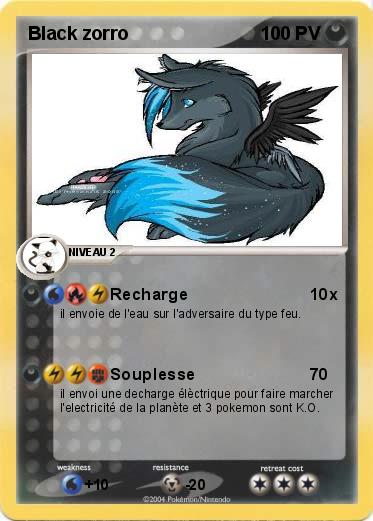Pokemon Black zorro