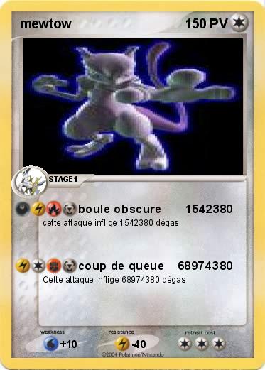 Pokemon mewtow