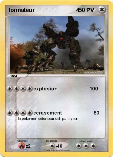 Pokemon tormateur                           4