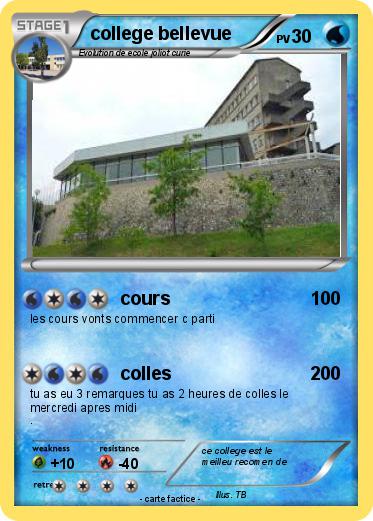 Pokemon college bellevue