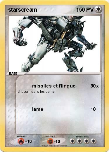 Pokemon starscream