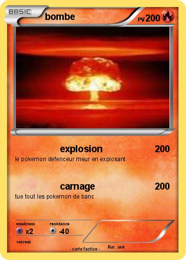 Pokemon bombe
