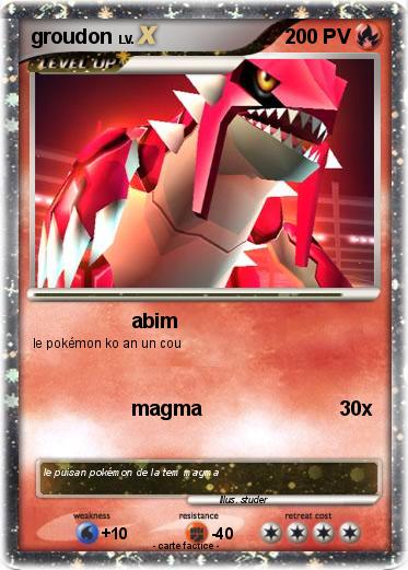 Pokemon groudon