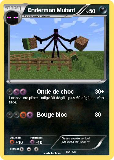 Pokemon Enderman Mutant Pokemon Enderman Mutant
