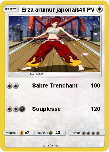 Pokemon Erza arumur japonais