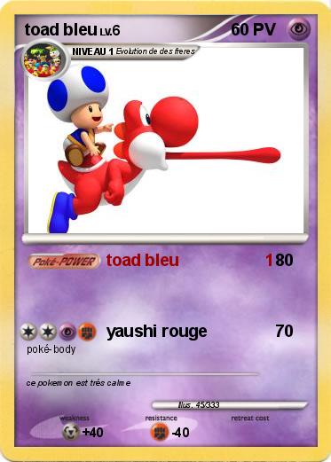 Pokemon toad bleu