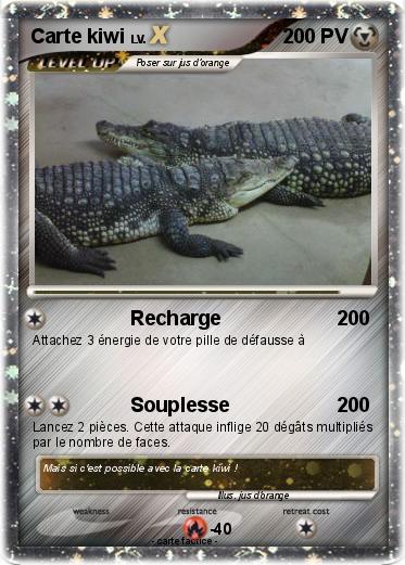 Pokemon Carte kiwi