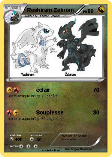 Pokemon Reshiram Zekrom