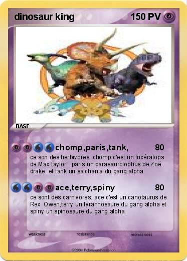 Pokemon dinosaur king
