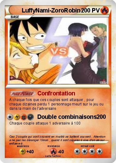 Pokemon LuffyNami-ZoroRobin