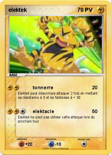 Pokemon elektek