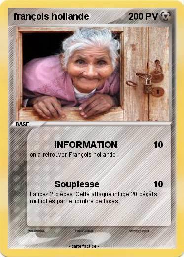 Pokemon françois hollande