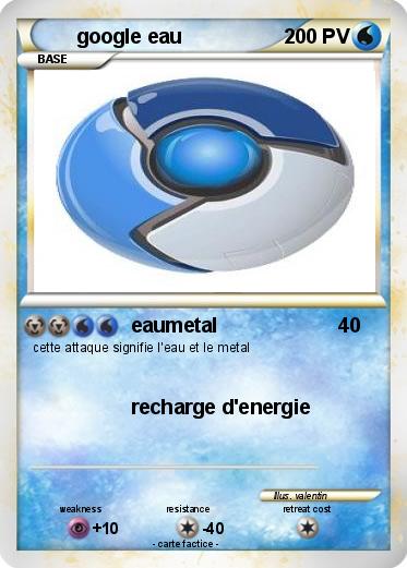 Pokemon google eau
