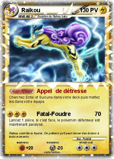 Pokemon Raikou