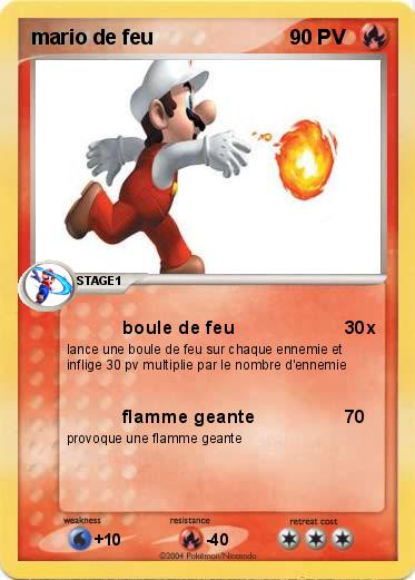 Pokemon mario de feu