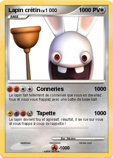 Pokemon Lapin crétin