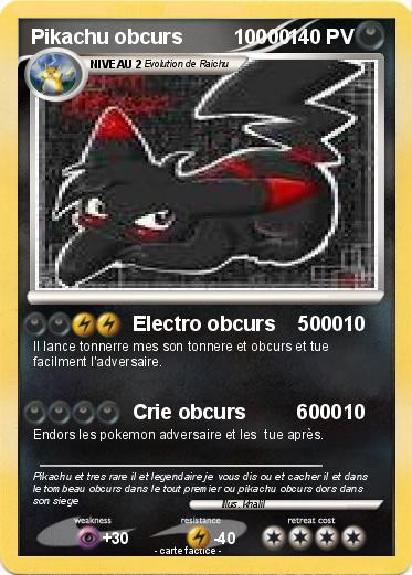 Pokemon Pikachu obcurs         10000
